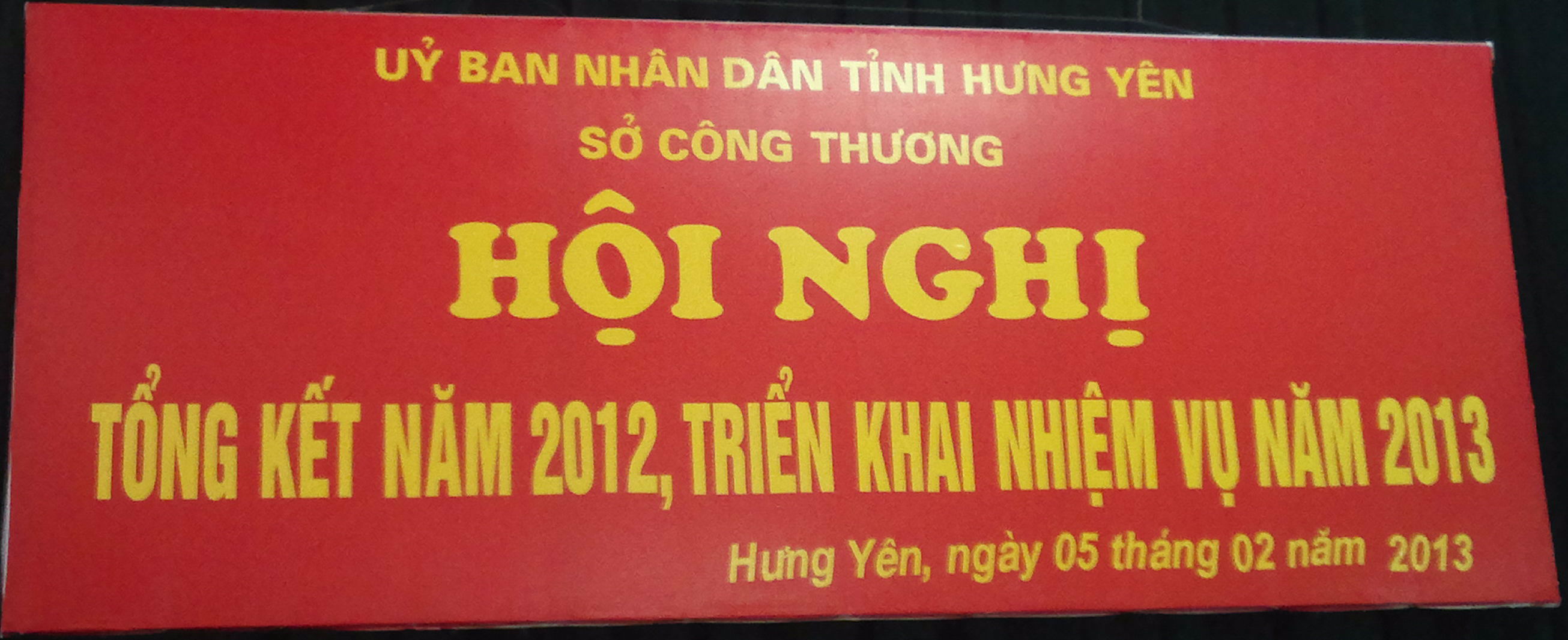   Sở Công thương Triển khai nhiệm vụ năm 2013.